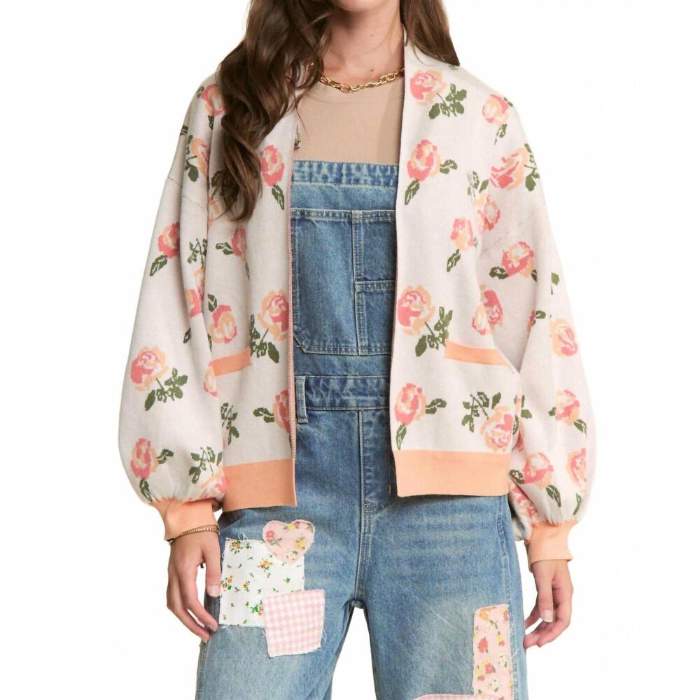 NEW J.NNA rosie cardigan in apricot
